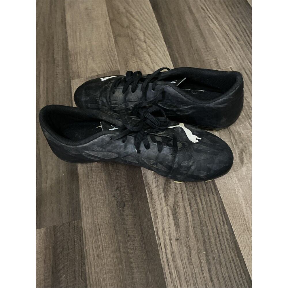 Puma Ultra Soccer Futbol Cleats Men's Size 7.5Black Gray 106532-02 Lace Up FG/AG - Picture 4 of 6
